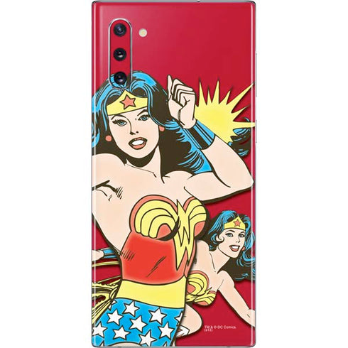 DC Comics Wonder Woman Vintage Action pose Galaxy Note 10 Skin